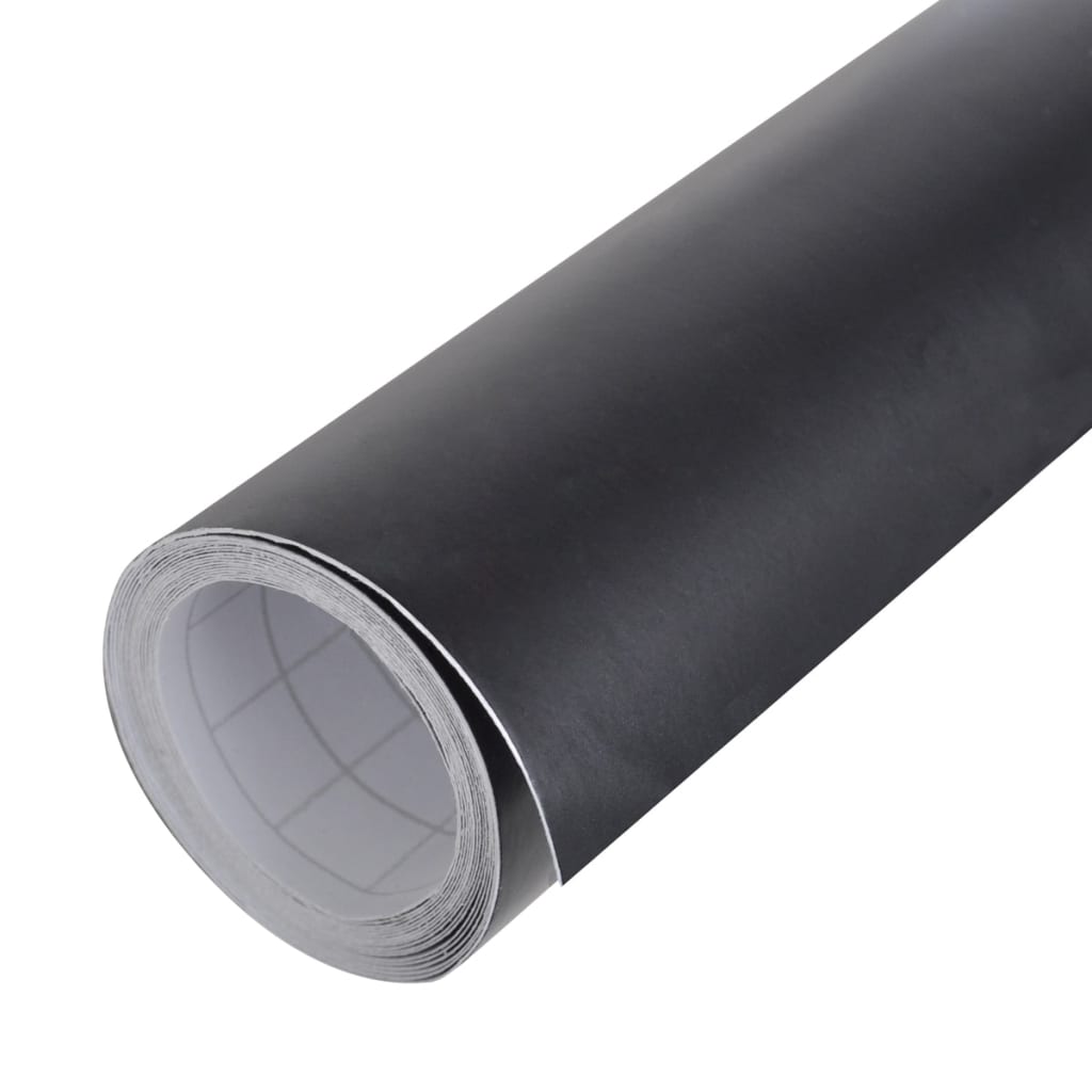 Film adhésif pour voiture noir mat 500x152 cm imperméable sans bulles
