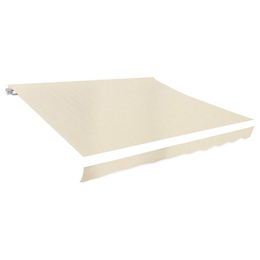 vidaXL Toile de store banne toile crème 3 x 2,5 m (sans armature)