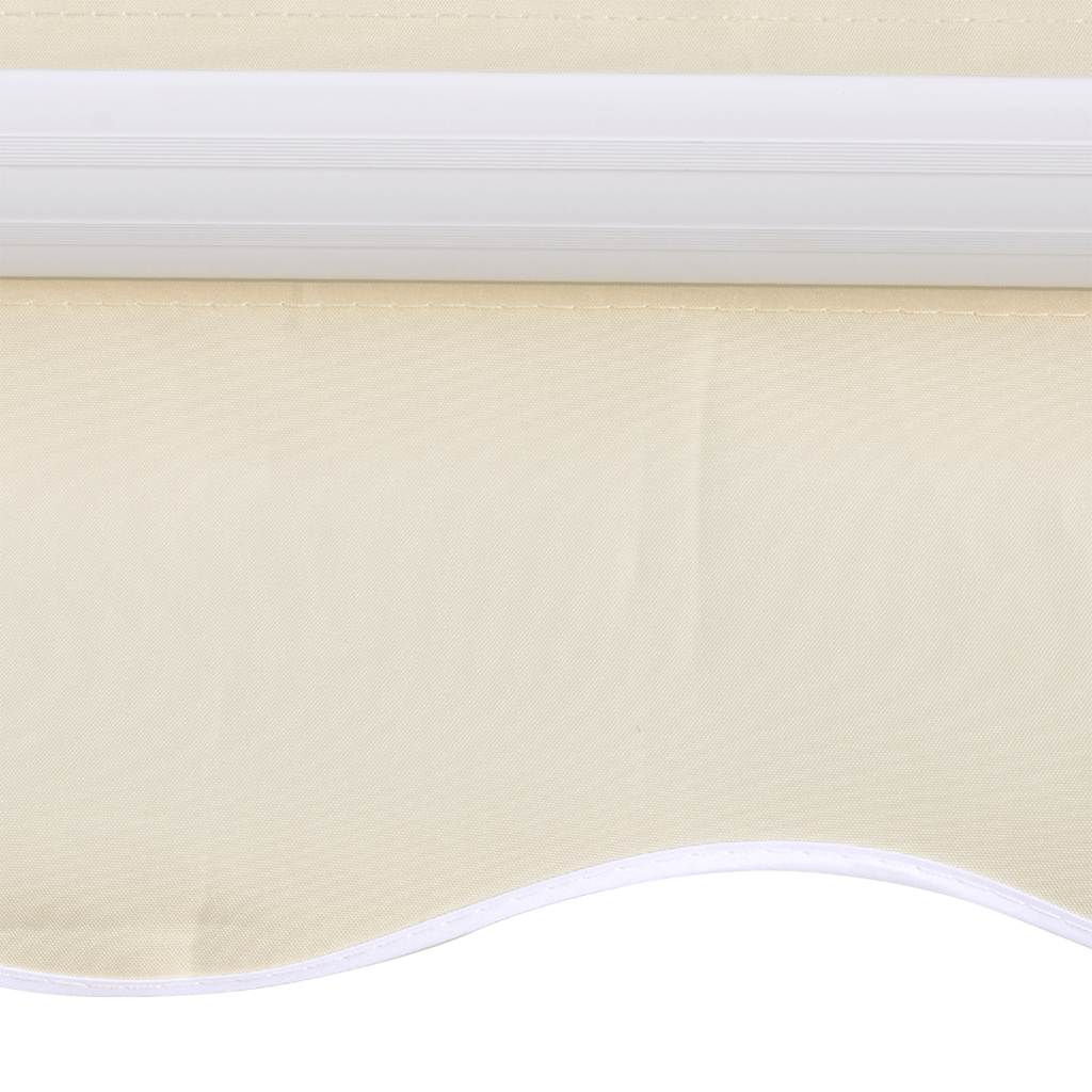 vidaXL Toile de store banne toile crème 3 x 2,5 m (sans armature)