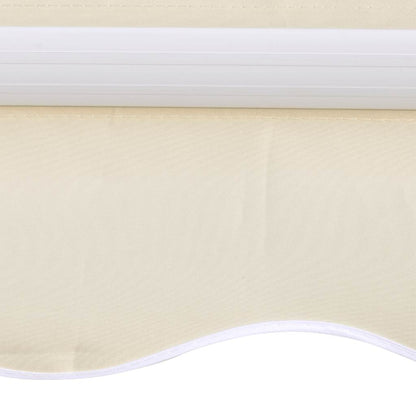 vidaXL Toile de store banne toile crème 3 x 2,5 m (sans armature)