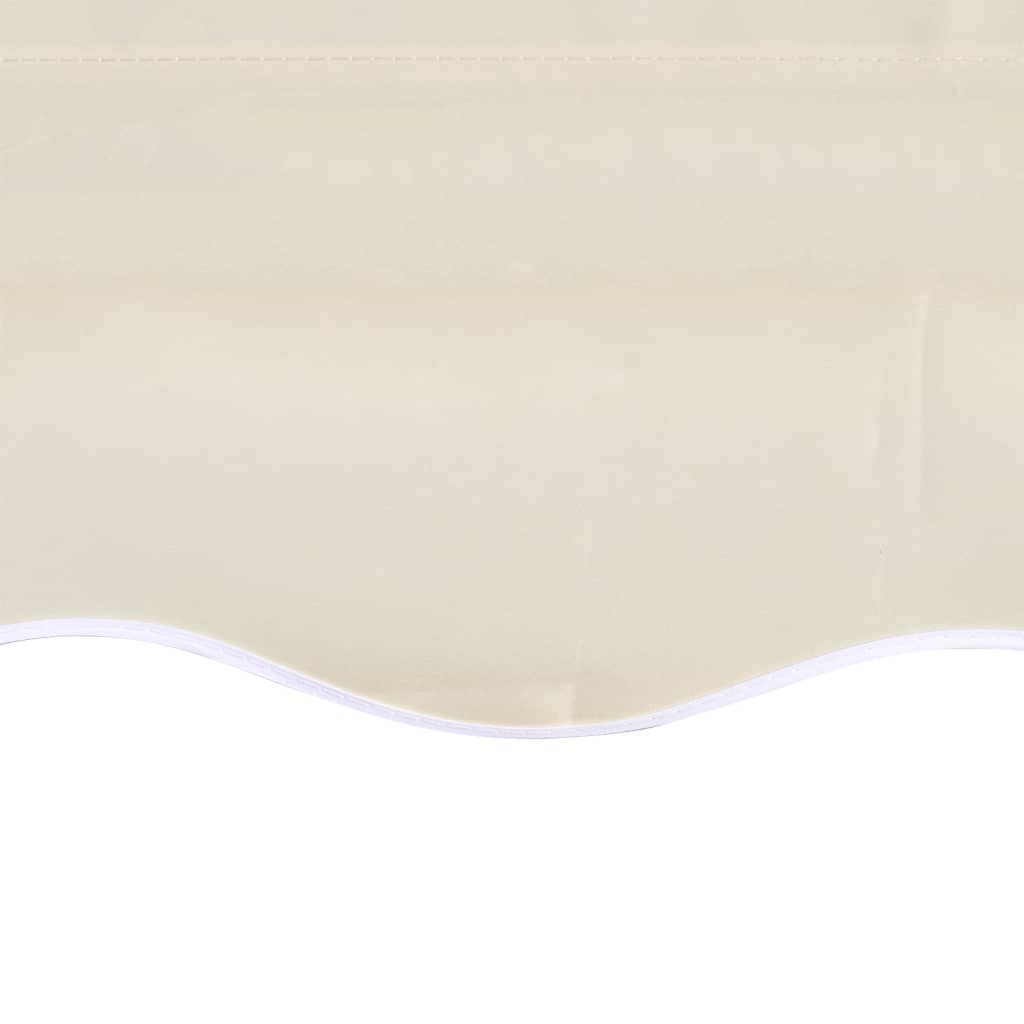 vidaXL Toile de store banne en toile écrue 4x3 m (sans cadre)