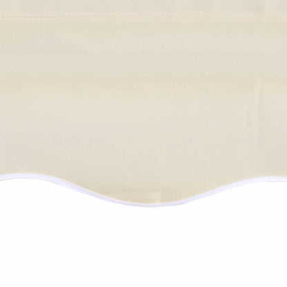 vidaXL Markisenbespannung Canvas Creme 6x3 m (ohne Rahmen)