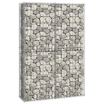 vidaXL Gabionenkorb avec couvercles en fil de fer galvanisé 150×100×30 cm