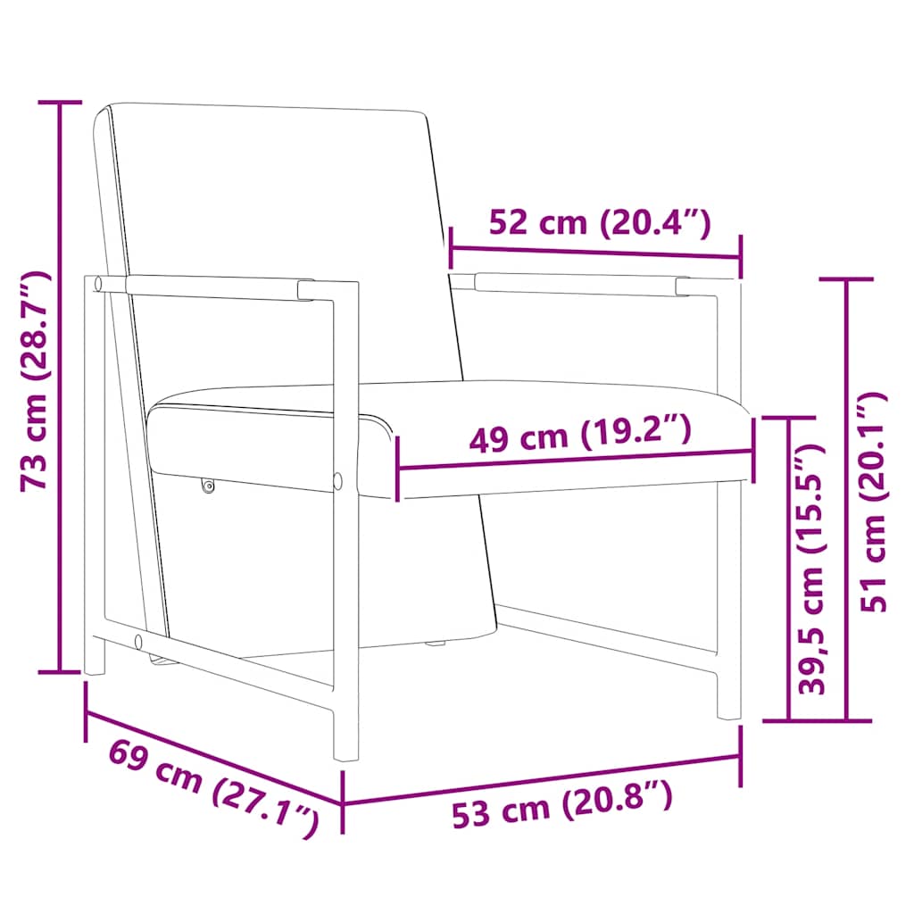 vidaXL Sessel 2 Stk. Verchromtes Gestell Weiß Kunstleder
