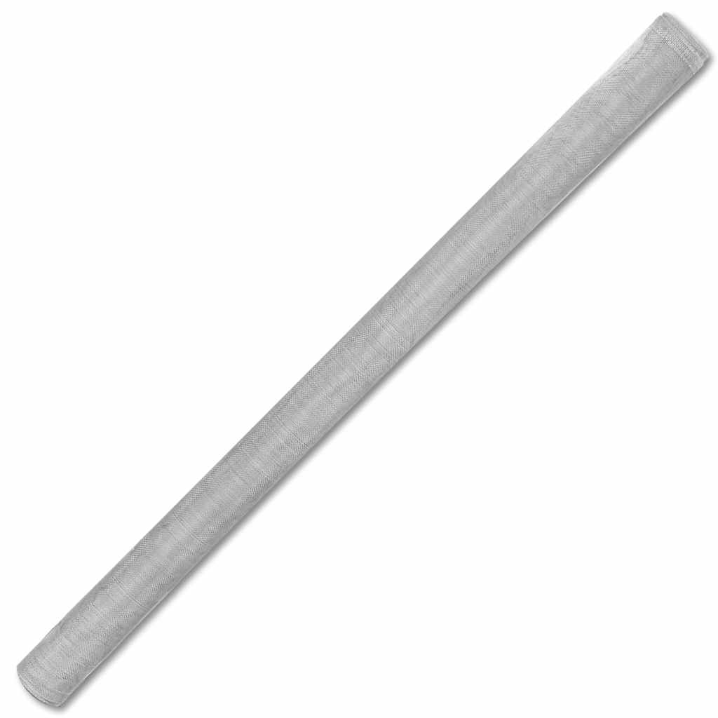 vidaXL Fliegengitter Aluminium 100x500 cm Silbern