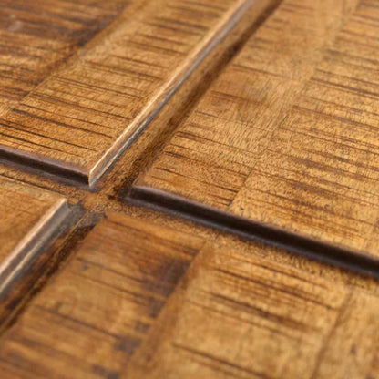 vidaXL Couchtisch Braun Quadratisch Massivholz Mango