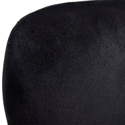 vidaXL Sessel in Ei-Form Schwarz