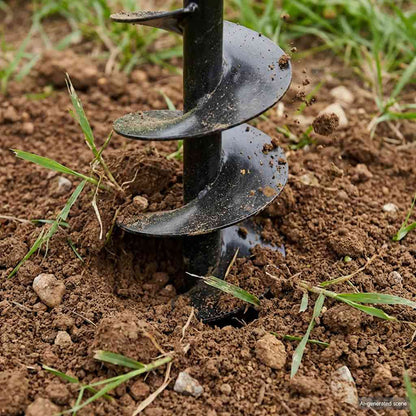 Erdbohrer mit Griff 150 mm Verlängerungsrohr 5 m