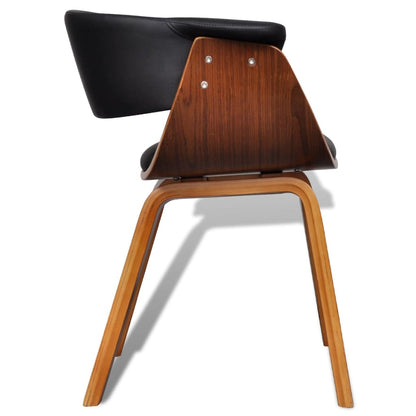 vidaXL Chaises de salle à manger 6 pcs. Bois courbé et similicuir