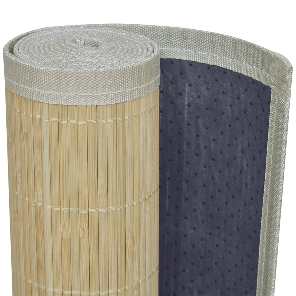 Tapis Bambou Naturel Rectangulaire 120x180 cm