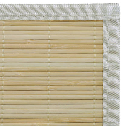 Tapis Bambou Naturel Rectangulaire 120x180 cm