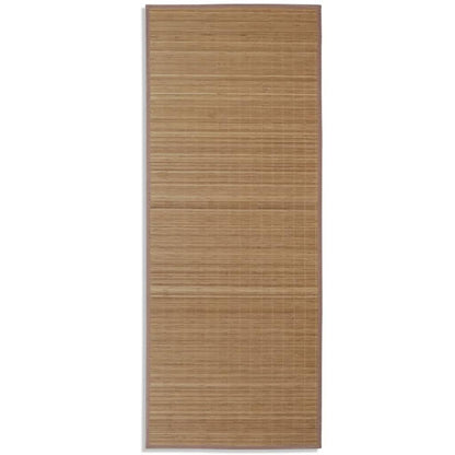 Tapis Bambou Marron Rectangulaire 80x200 cm