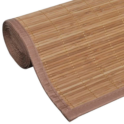 Tapis Bambou Marron Rectangulaire 80x200 cm