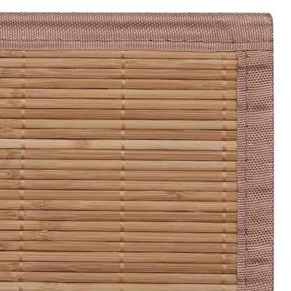 Tapis Bambou Marron Rectangulaire 80x200 cm