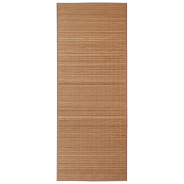 Tapis bambou marron rectangulaire 80x300 cm
