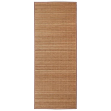 Tapis en bambou marron rectangulaire 150x200 cm