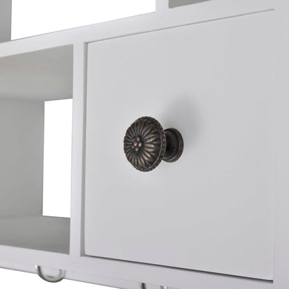 vidaXL Küchenhängeschrank Holz Weiß
