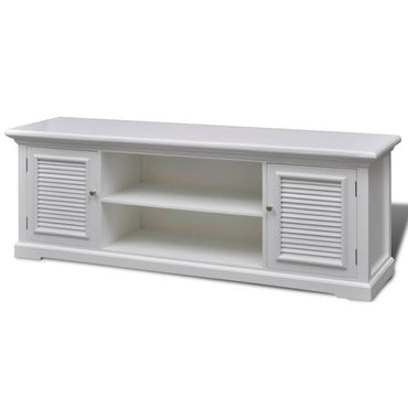 vidaXL TV-Schrank Weiß Holz