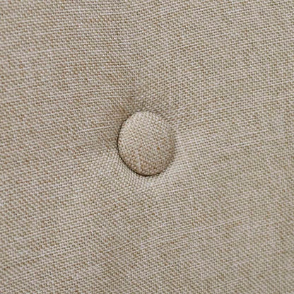 vidaXL Esszimmerstühle 6 Stk. Beige Stoff und Massivholz Eiche