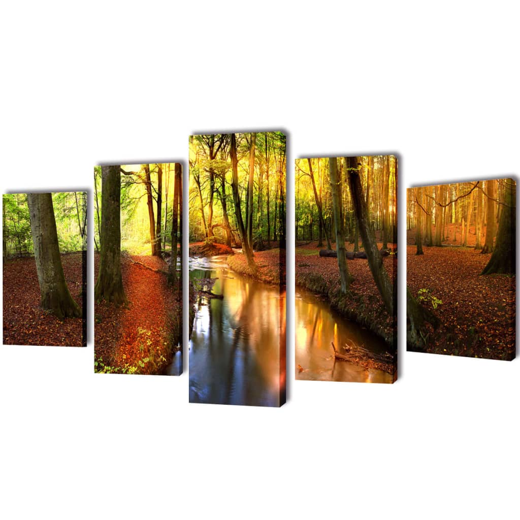 Set de décoration murale Forêt 200 x 100 cm