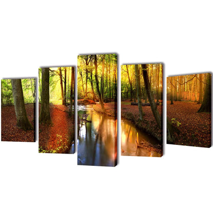 Set de décoration murale Forêt 200 x 100 cm