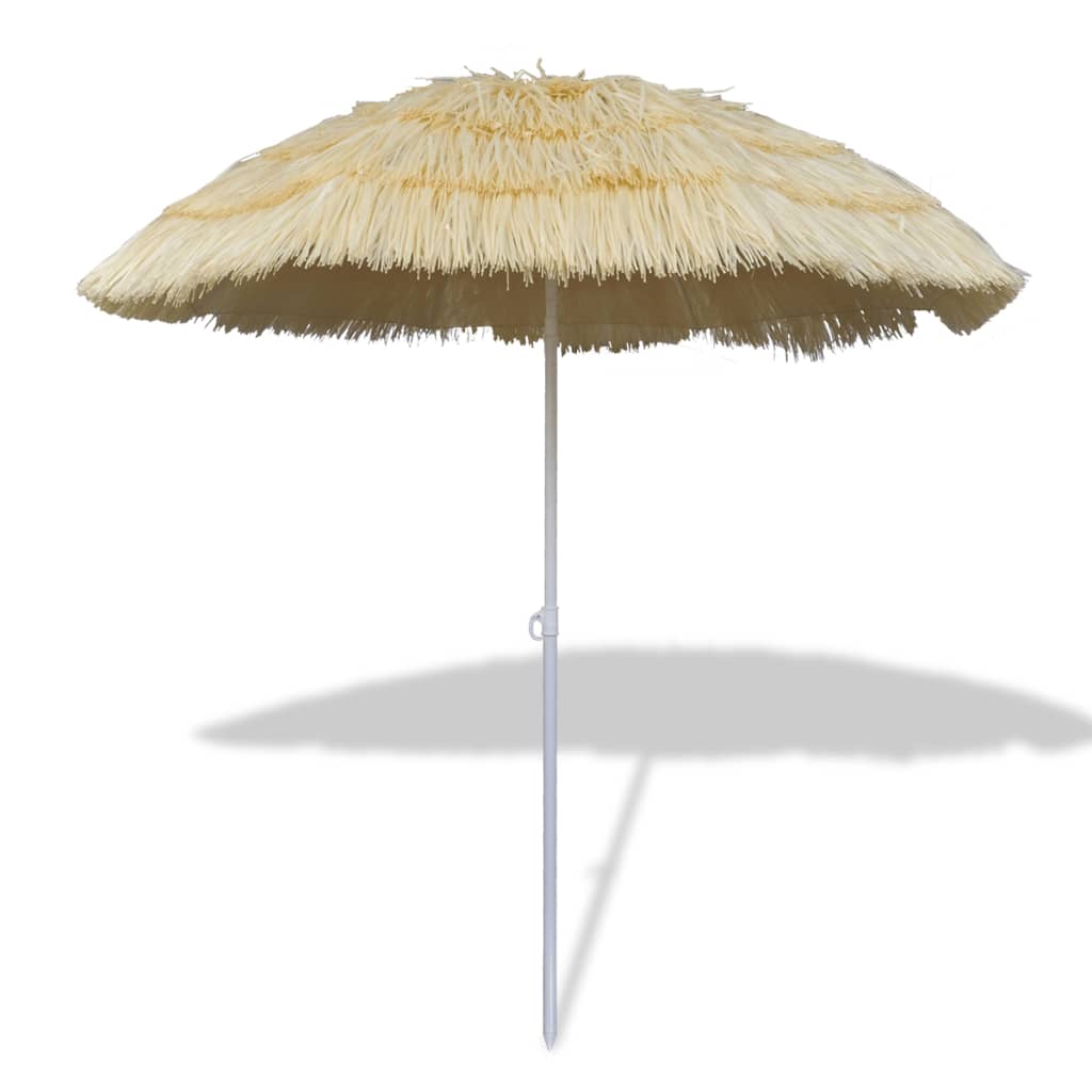 Parasol de plage inclinable style hawaïen vidaXL