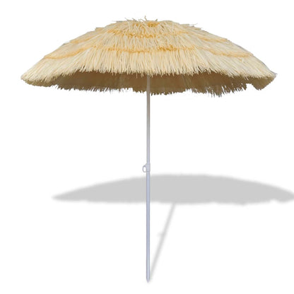 Parasol de plage inclinable style hawaïen vidaXL