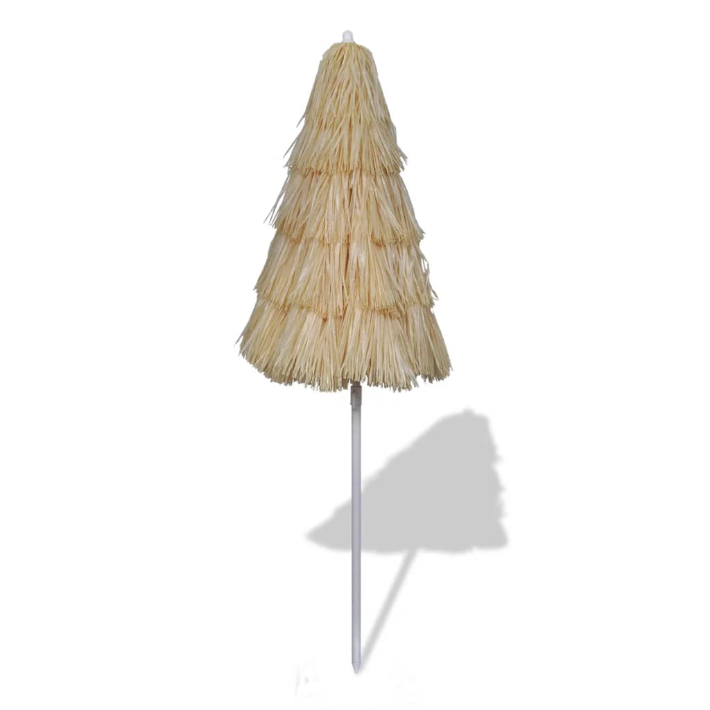 Parasol de plage inclinable style hawaïen vidaXL