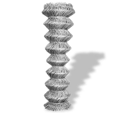 vidaXL Clôture à mailles soudées Acier galvanisé 25×1,25 m Argenté