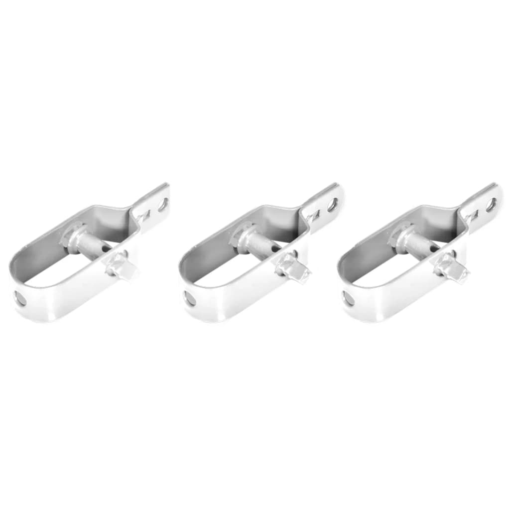 vidaXL Clôture grillagée avec poteaux acier galvanisé 25x1,25 m argentée