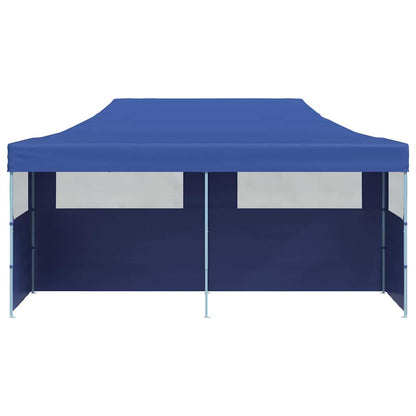 Pop-Up-Partyzelt Faltbar Blau 3×6 m