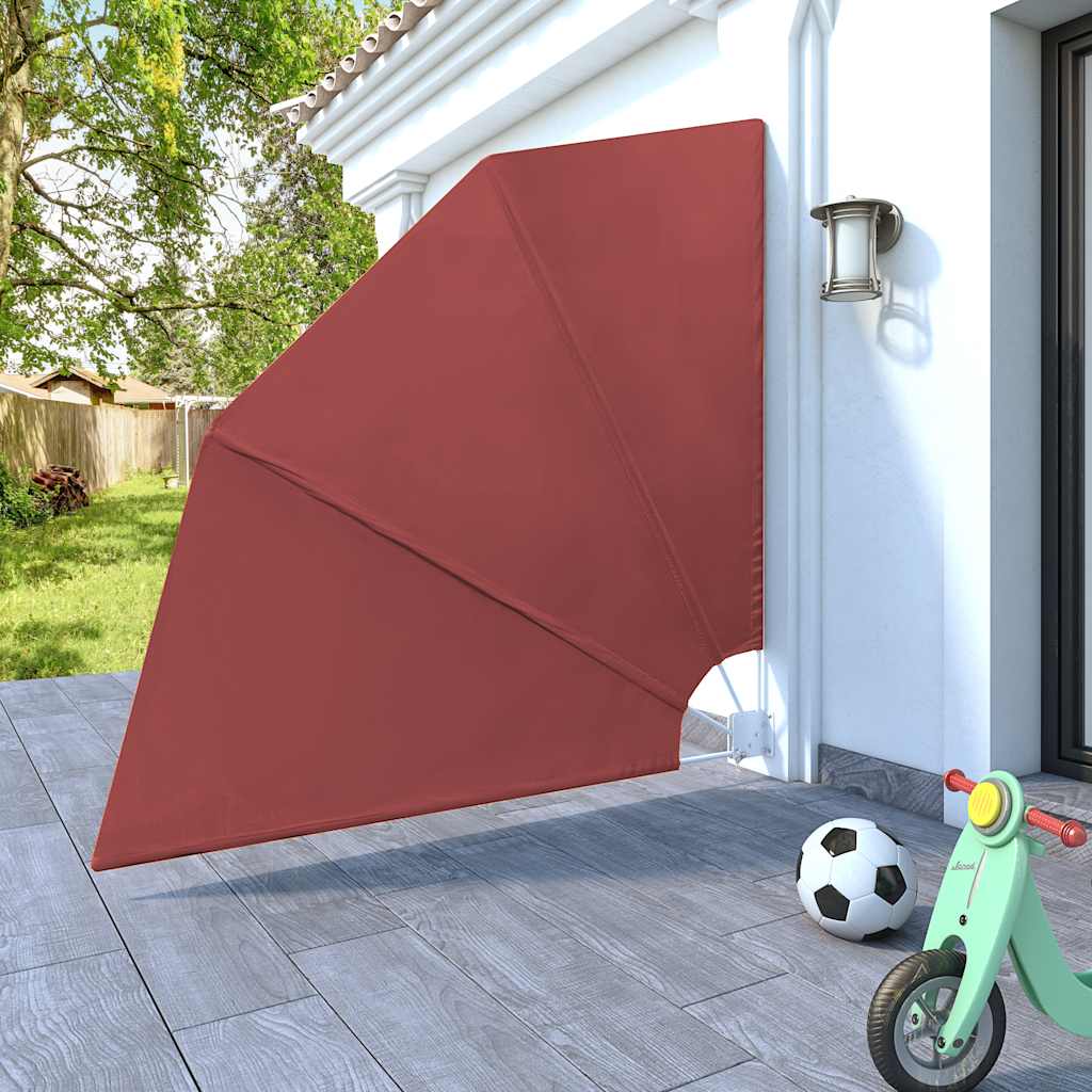 Faltbarer Balkonfächer Terracotta-Rot 210×210 cm