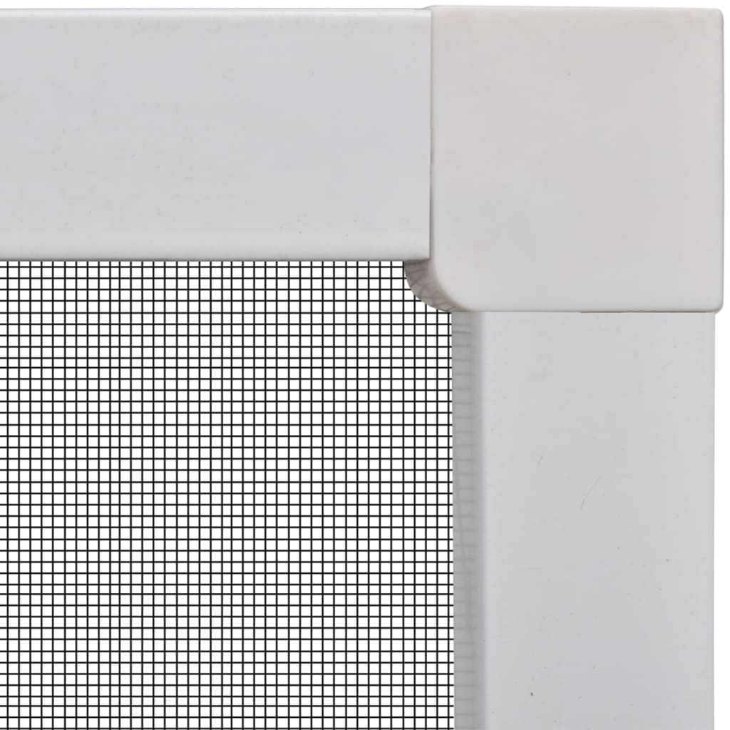 Insektengitter für Fenster 130 x 150 cm weiß