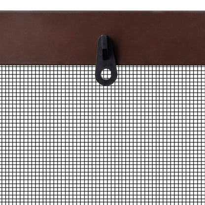 Insektengitter für Fenster 130 x 150 cm braun