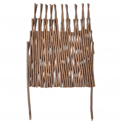 vidaXL Weiden-Spalierzaun 5-tlg. 170x37 cm