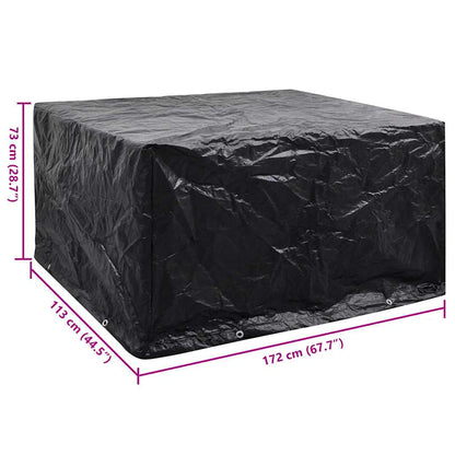 Gartenmöbel-Abdeckung 8 Ösen 172x113x73 cm