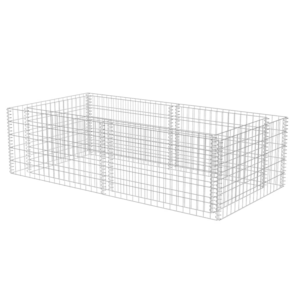 vidaXL Jardinière Gabion 180×90×50 cm