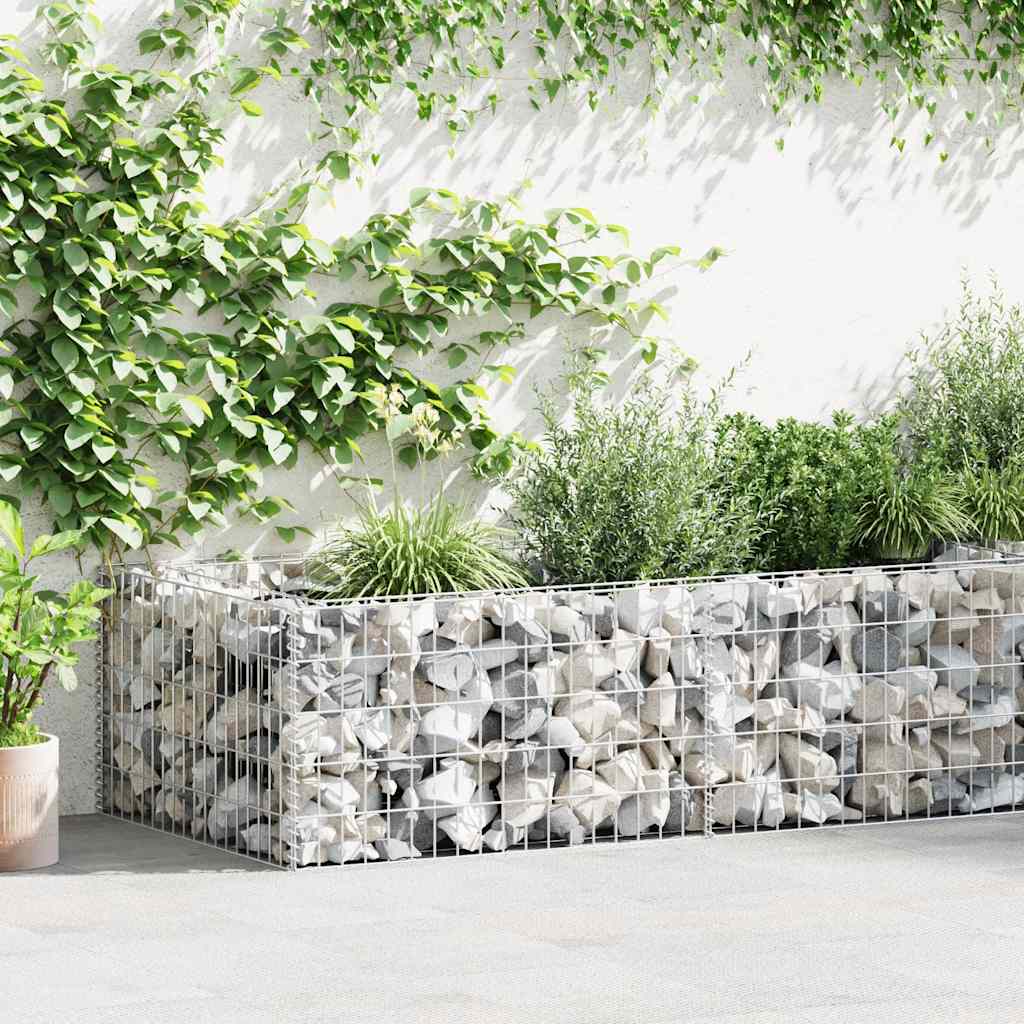 vidaXL Jardinière Gabion 180×90×50 cm