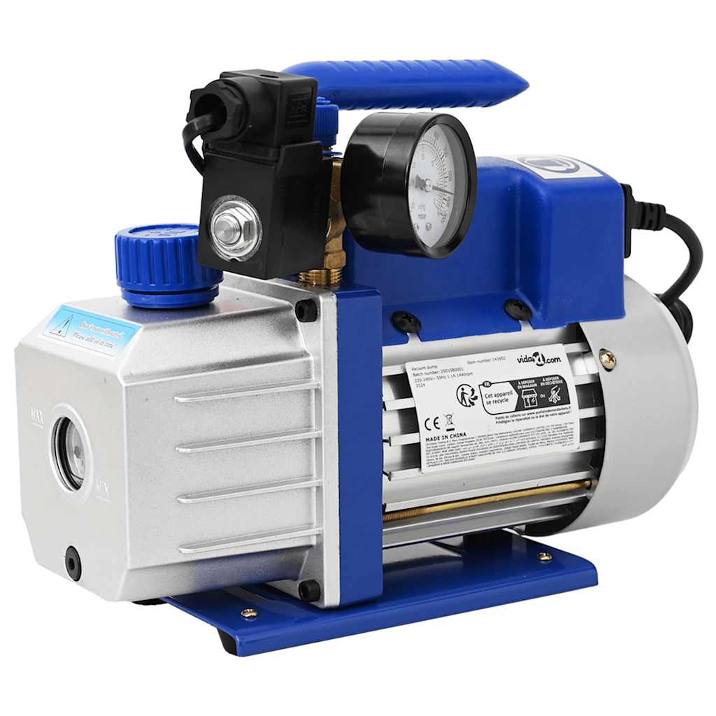 Einstufige Vakuumpumpe mit Manometer 71 L / Min