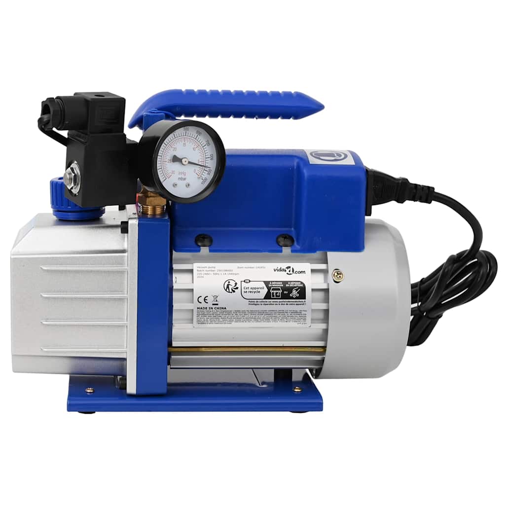 Einstufige Vakuumpumpe mit Manometer 71 L / Min