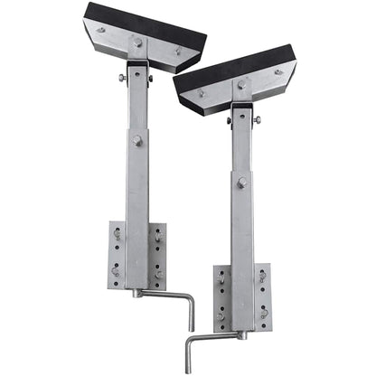 vidaXL Bootstrailer-Stützen Vollgummi 2er-Set 63 - 88 cm