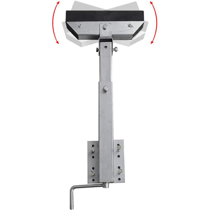 vidaXL Bootstrailer-Stützen Vollgummi 2er-Set 63 - 88 cm