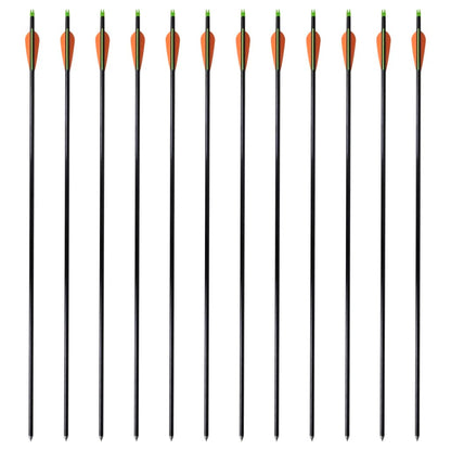 Compoundbogen-Pfeile 30" 0,8 cm Fiberglas 12 Stk.