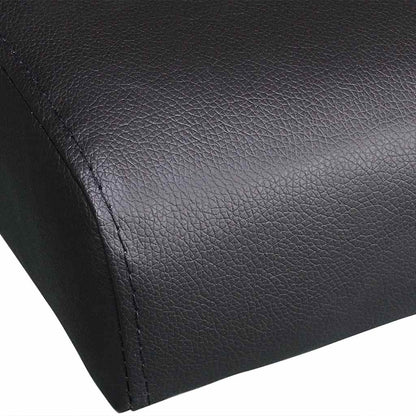 vidaXL Schlafsofa mit 2 Kissen Kunstleder Ausziehbar Schwarz