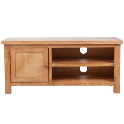 vidaXL TV-Schrank 103x36x46 cm Massivholz Eiche