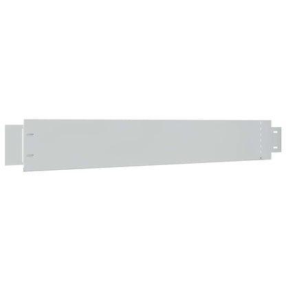 vidaXL Flexible Rasenkante 20-er Set Verzinkter Stahl 100x14 cm