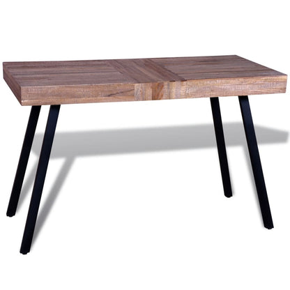 vidaXL Tisch Altholz Teak
