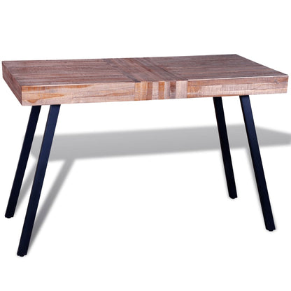 vidaXL Tisch Altholz Teak