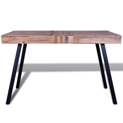 vidaXL Tisch Altholz Teak