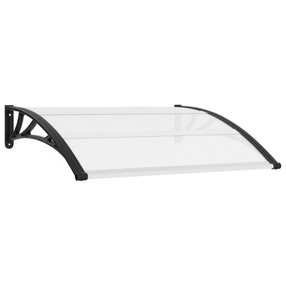 vidaXL Marquise de porte 120×100 cm PC